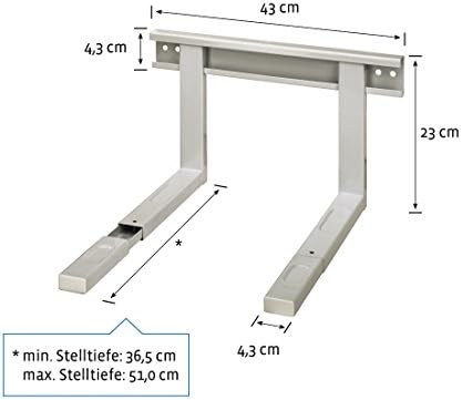 Xavax 110930 Microwave Bracket, White