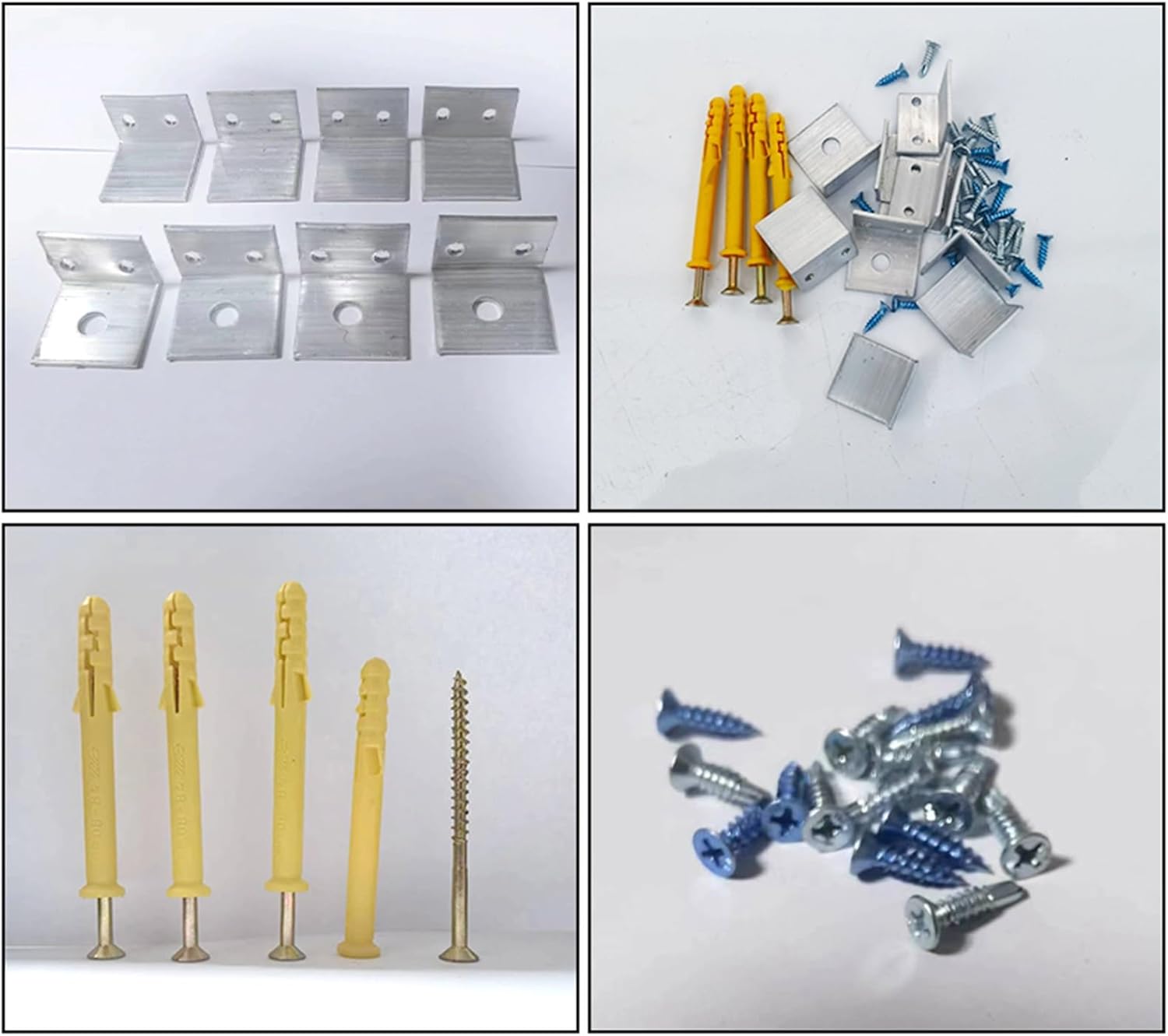 Air Conditioner Covers for Outside Units, Outdoor Condenser Protective Cover, Aluminum Alloy AC Privacy Screen, Trash Can Enclosure for Garden Patio Lawn, Easy Assembly (White