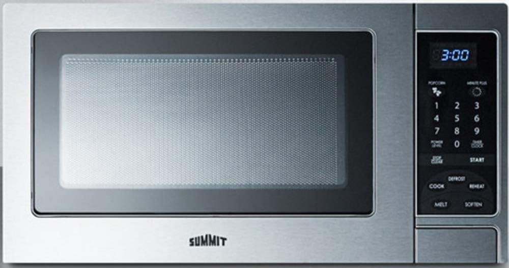 Summit SCM853 19” Compact Microwave, Stainless steel
