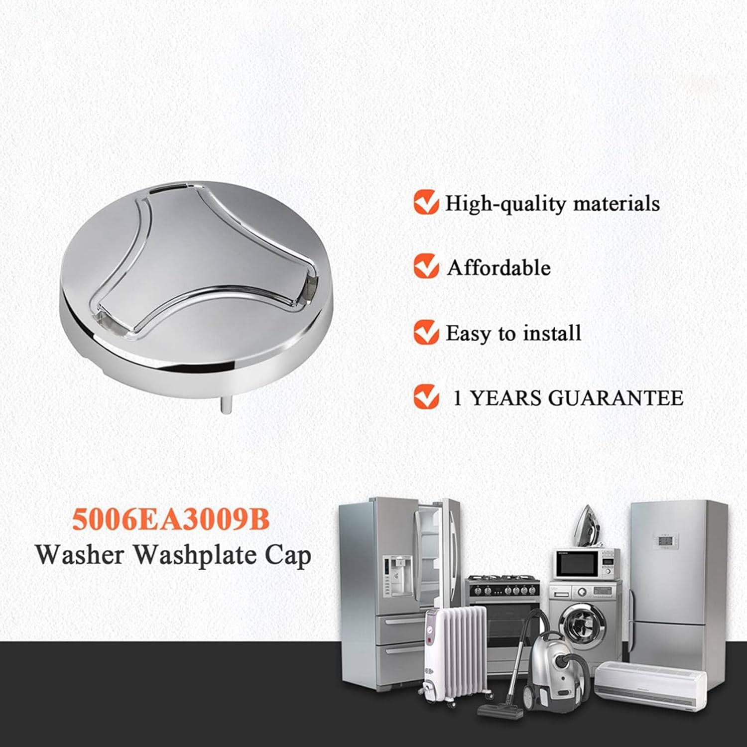 20X 5006EA3009B Washer Pulsator Cap Laundry Appliance Control Knob for Washing Machine Replacement Washer Dryer Control