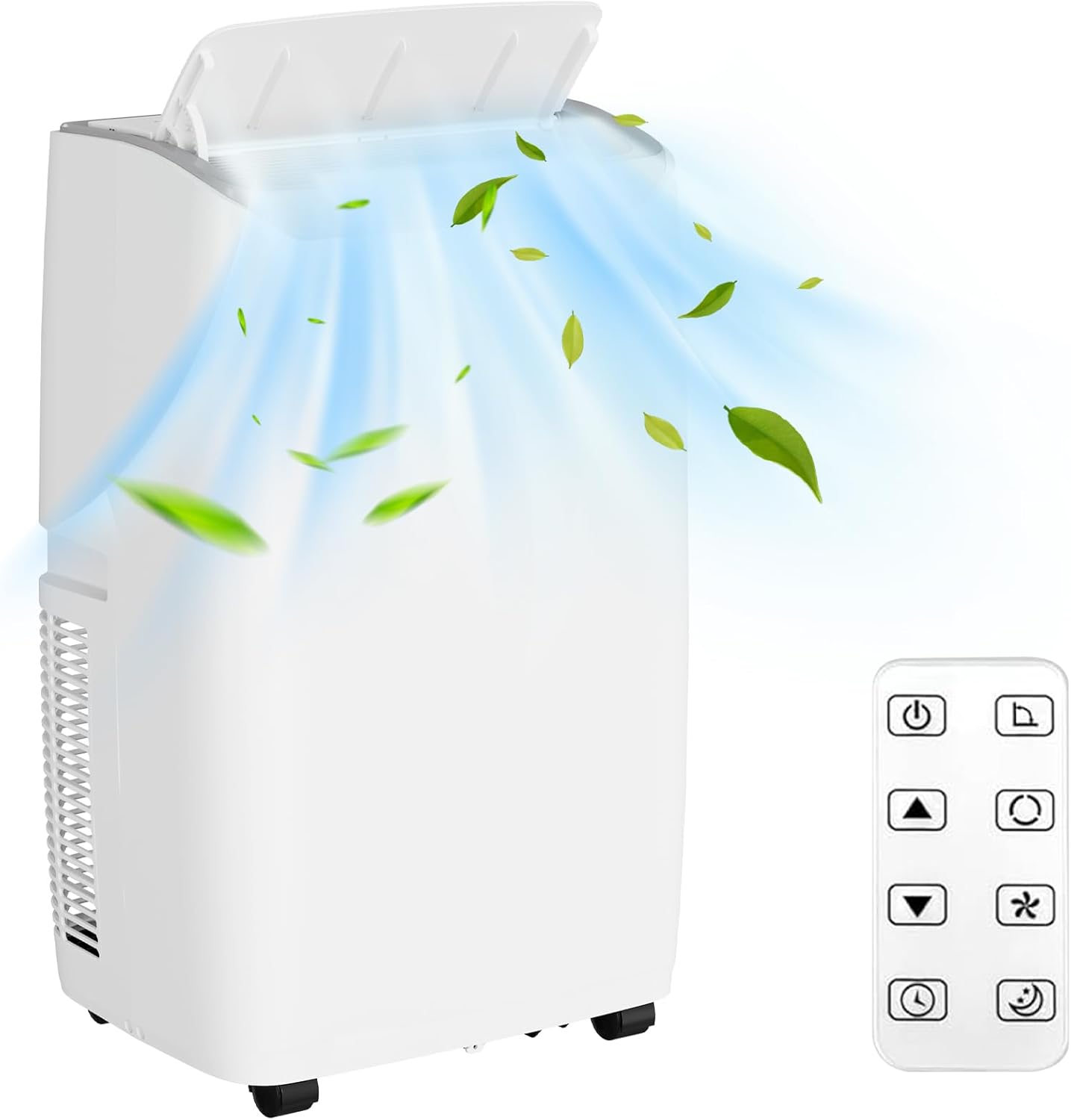 GAOMON 14,000 BTU Portable Air Conditioners, 3-in-1 Cooling AC Unit with Dehumidifier and Fan Mode for Rooms Up to 700 Sq. Ft, Remote Control, Sleep Mode, 24H Timer, 3 Speed, Auto Swing