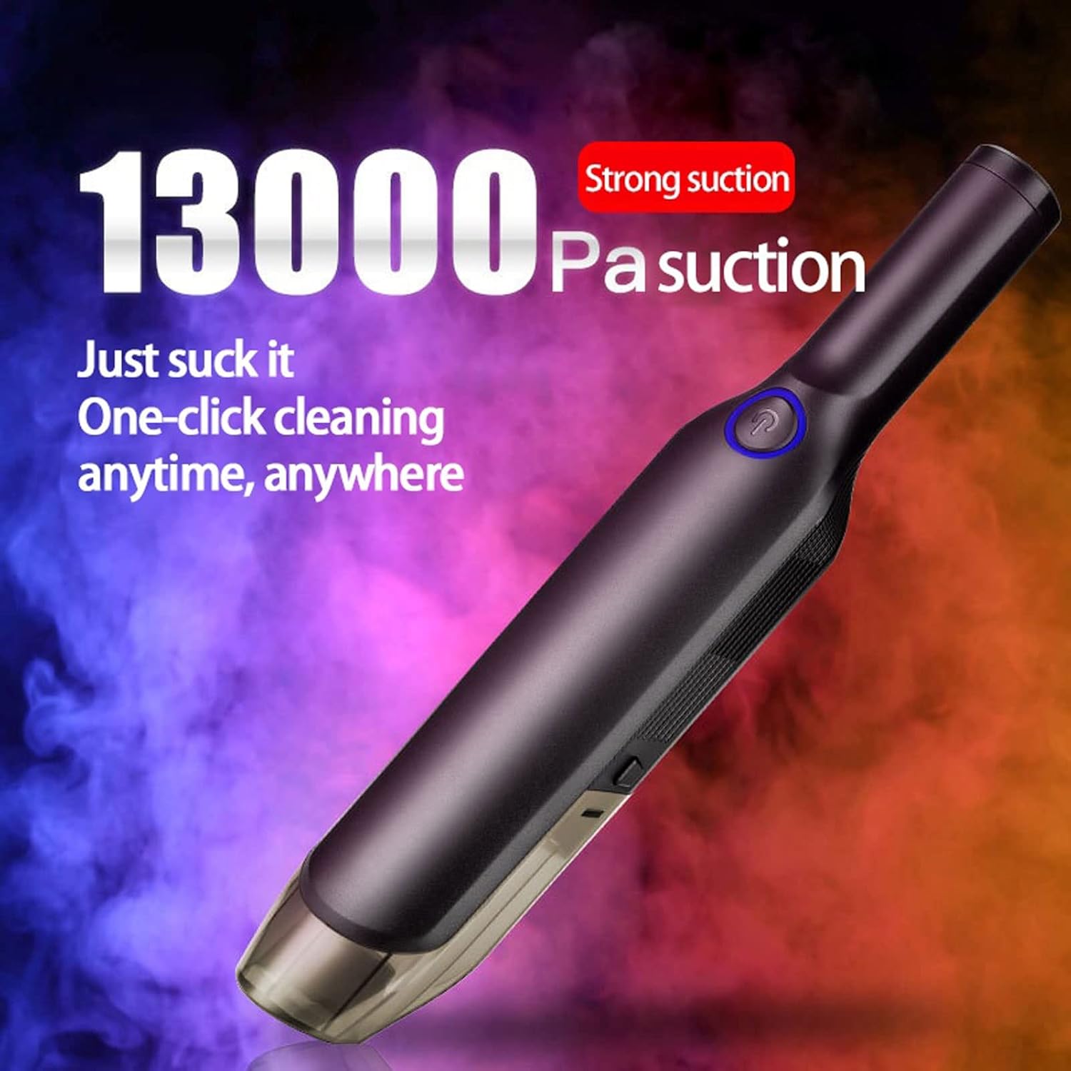 Hand Held Vacuum, Handheld Car Powerful Vacuum Cleaner Wet and Dry Interior Cleaning Rechargeable Home Car Dual Use Portable Vacuum Clean