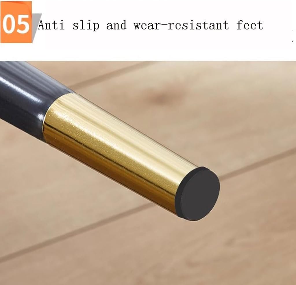 AYARNA Kitchen Dining Chairs 2 Piece Set Wear Resistant Leather Modern Living Dining Room Accent Arm Chairs Carbon Steel Legs Office Lounge Chair(Yellow+Grey)