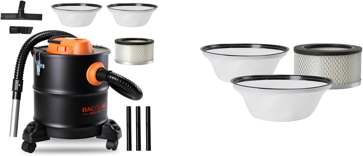 BACOENG Ash Vacuum and Filter Kit
