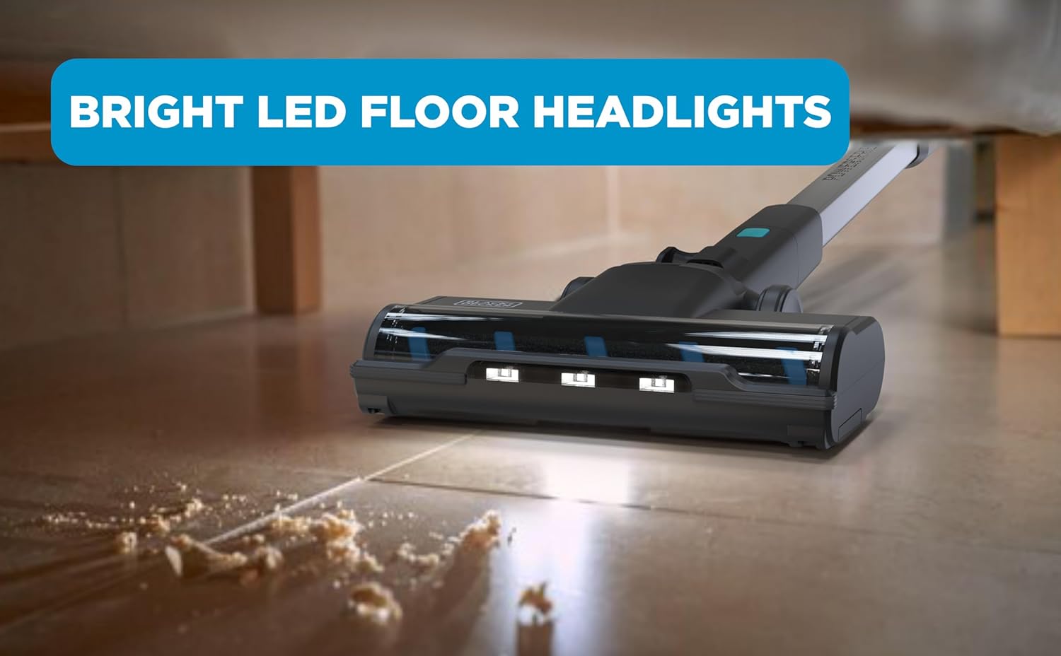 BLACK+DECKER Powerseries+ Corded 3 in 1 Stick Vacuum, Upright to Hand-Vac Multi Surface, LED Floor Head, HEPA Filtration, Powerful 14k Pa,for Hard Floor, Low Carpet, Pet Hair Home & Office use, Black