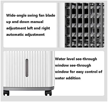 Air Cooler for Home Office Air Cooler 7L portable air cooler, 10,000 portable air conditioner, 3 fan speeds, 3 fan speeds, 24-hour timer, remote control