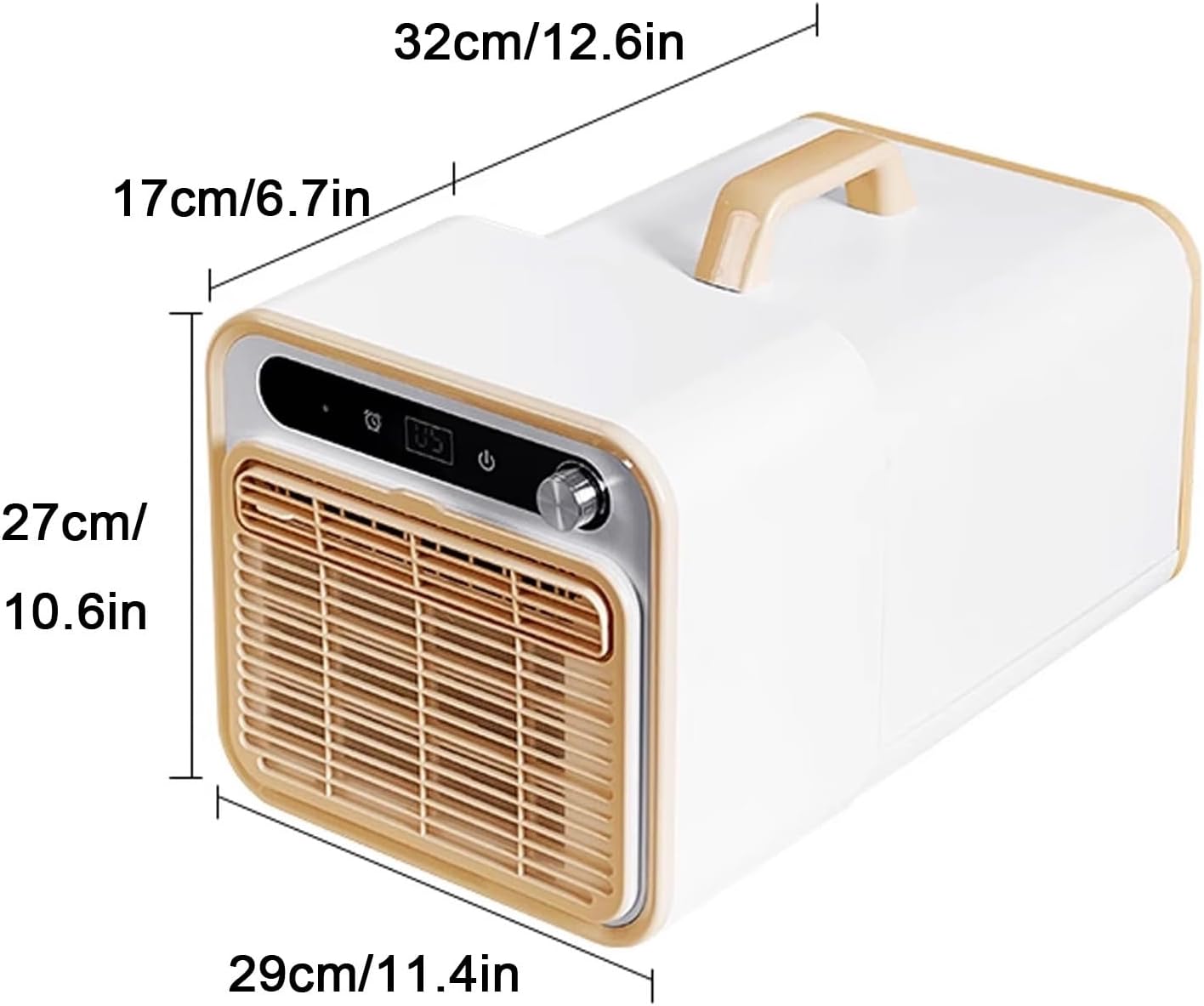 Small Portable Ac Unit Split Structure 12h Timer Desk Air Conditioner no Water with Touch and Remote Control for Rooms Offices Camping