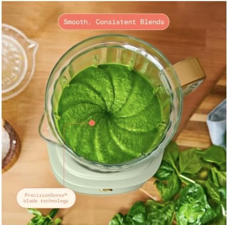 Beautiful PowerExact Blender System Touch Activated High Performance With On The Go 20 oz Cup (Sage~Green)