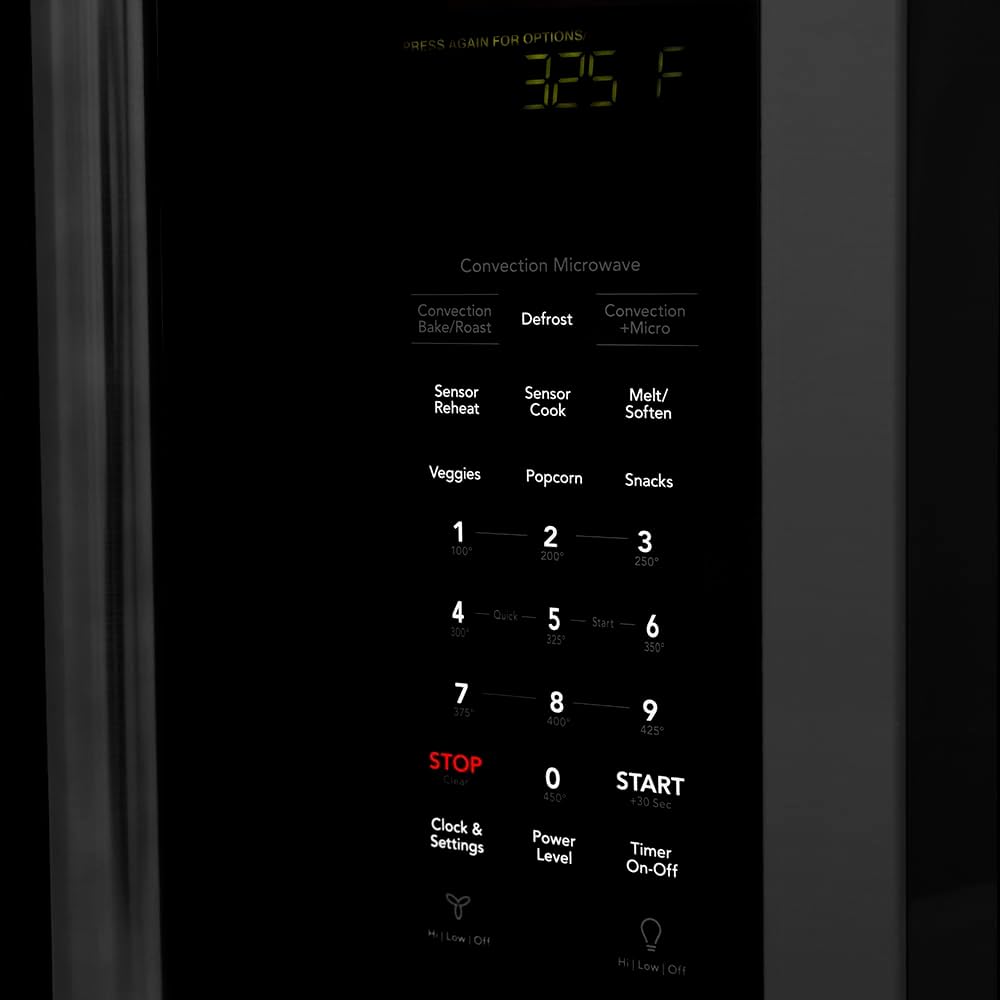 ZLINE Over the Range Convection Microwave Oven in Black Stainless Steel with Traditional Handle and Sensor Cooking