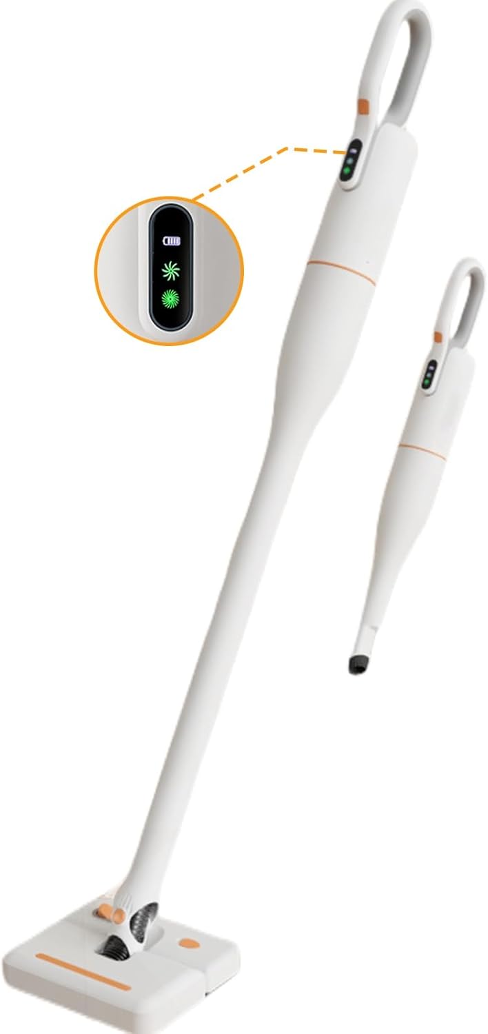 Cordless Wet Dry Vacuum Cleaners for Home, 12Kpa, 65db, 2 Power Modes, Max 45 Min Runtime, Rechargeable, 150W Brushless Motor for Hardwood Floors, Carpet, Pet Hair, Car