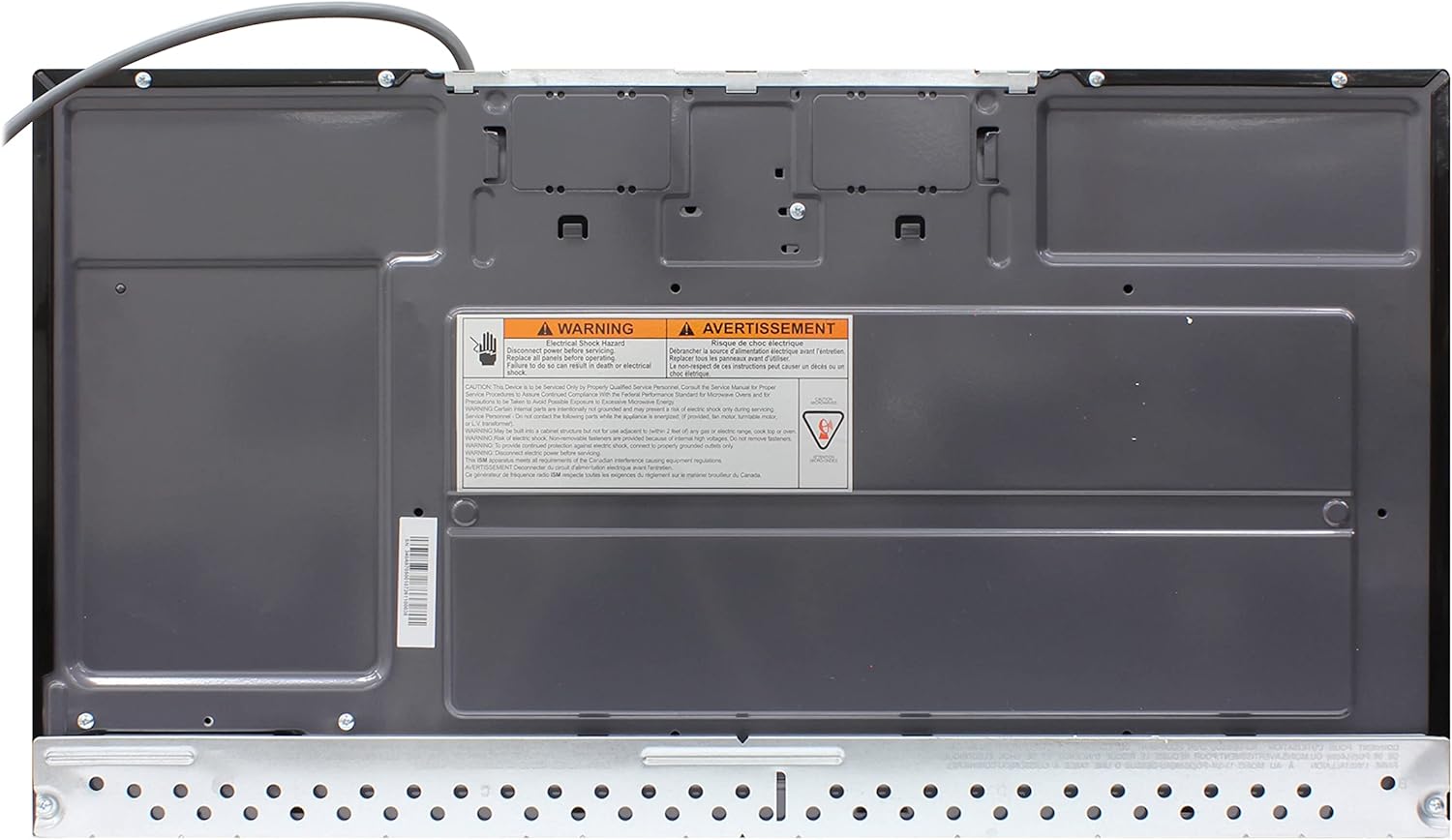 BRAMA Microwave Oven 1000-Watts Over the Range with Sensor Cook and Defrost, Pre-Set Cooking Modes, Child Safety Lock, Electronic Control Panel and Glass Turntable and Hidden Vent, 1.6 Cu.Ft., Black