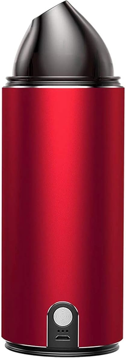 Portable Cordless Car Vacuum, Wet/Dry Handheld Auto Vacuum Cleaner with 5300pa Strong Suction, USB Rechargeable Mini Car Cleaning for Home Office Cleaning (Color : Red)
