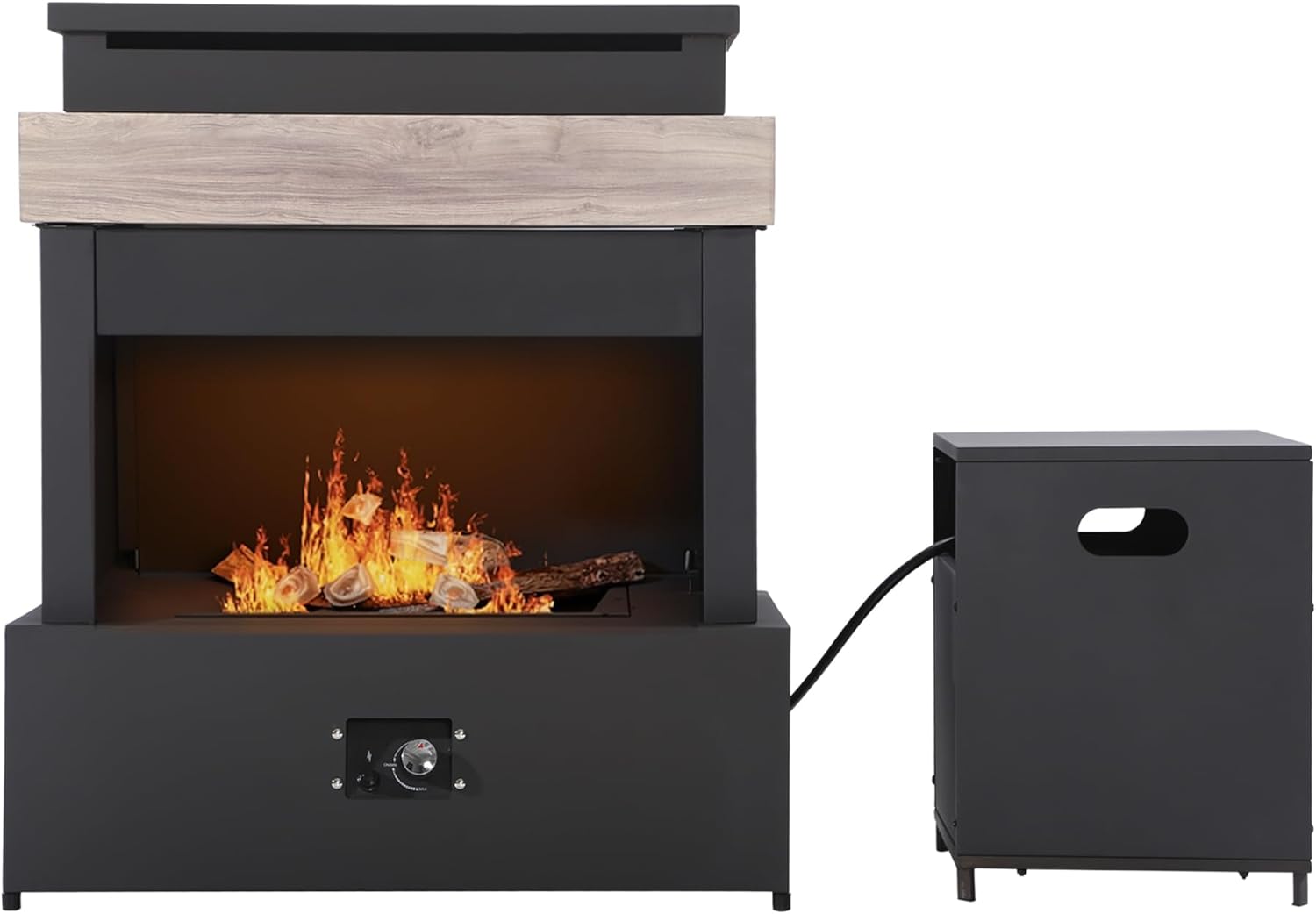 ‌Yokayoay Outdoor Propane Fireplace, 35