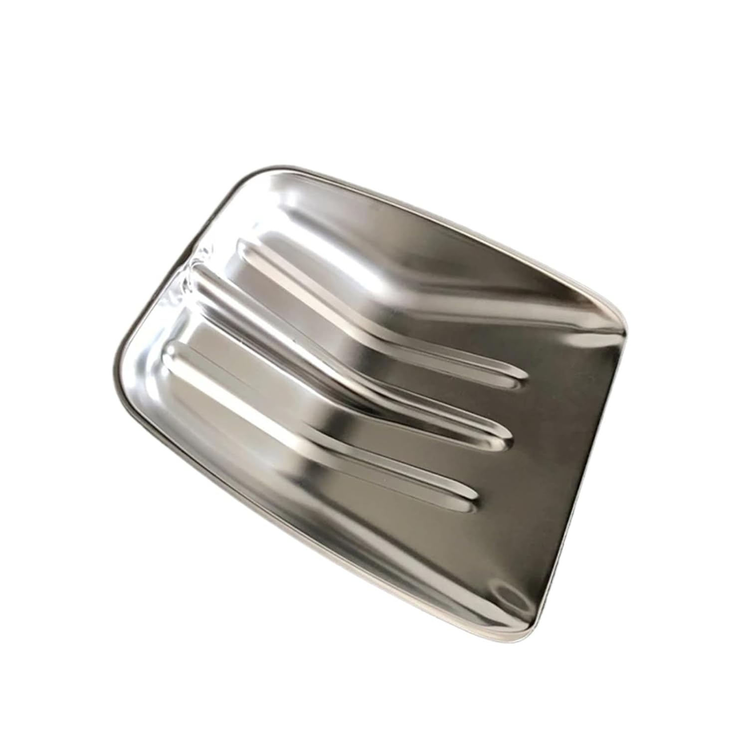 Square Snow Shovel Head Stainless Steel Heavy Duty Snow Shovel for Driveway Emergency Car Snow Scoop Shovel(Large)