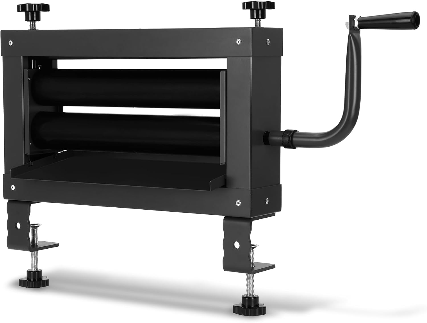 Upgraded Clothes Wringer，Double Adjustment Knobs-Heavy Duty Off-Grid Laundry Wringer for Towels，5X Thicker Rubber Rollers Remove 95% Water, Suitable for Use in Laundry, RV Travel, Car Washing.