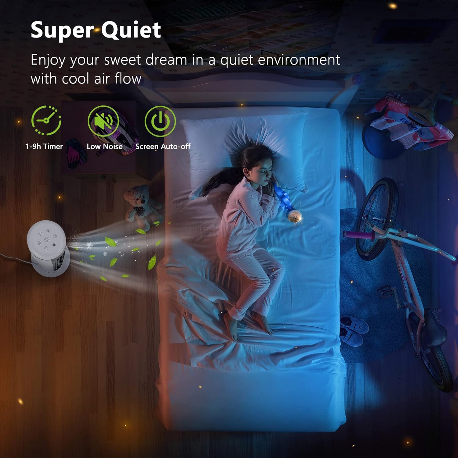 ARLIME 3-IN-1 Evaporative Air Cooler, Swamp Cooler Portable Cooling Tower Fan with Remote Control, 70° Oscillation, 7H Timer, 4 Ice Packs, Portable Tower Air Conditioner for Home & Office, 41