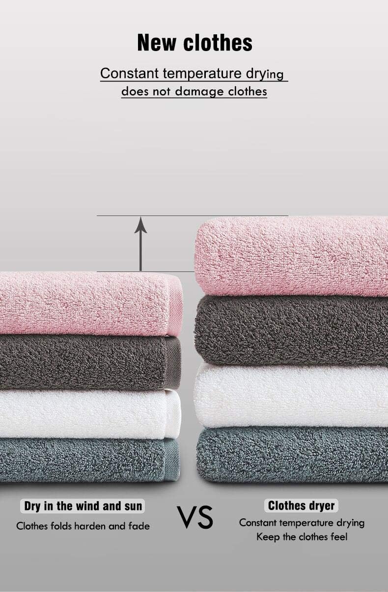 Portable Dryer, 110V 1000W Electric Clothes Dryer Machine, Double Layer Stackable, Stainless Steel, Blue, 15kg Capacity, Front Load, Ideal for Apartments, RV, Families, Campers