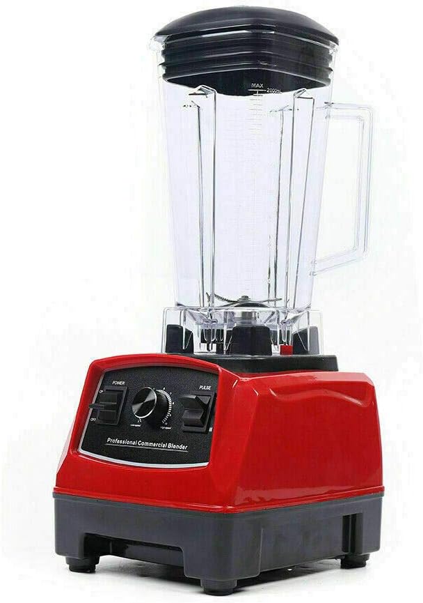 Commercial Blender Mixer 1500W Smoothie Shake Blender Portable Food Blender Juicer Maker Extractor Countertop Blender Bar Blender Fruit Food Mixer Soy milk Juicer Processor Drink DIY Maker Mixer Black