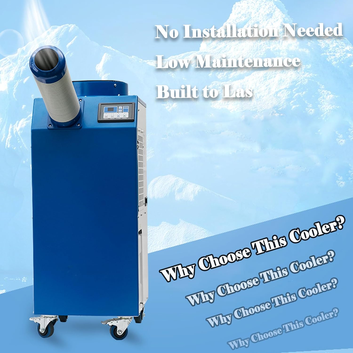 Industrial Air Conditioner Spot Cooler Air-conditioning Equipment for Supermarket Factories Single Tube 220V 1400W