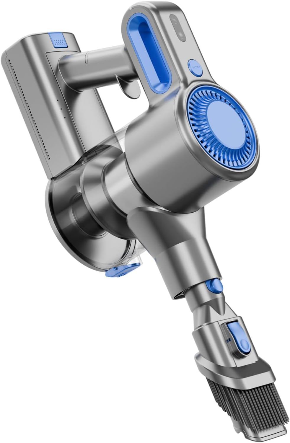 KIKETECH Cordless Vacuum Cleaner,Stick Vacuum Cleaners,1.2 L Dust Cup, Rechargeable Vacuum Pet for Hair, Carpet, Hardfloor (Blue)