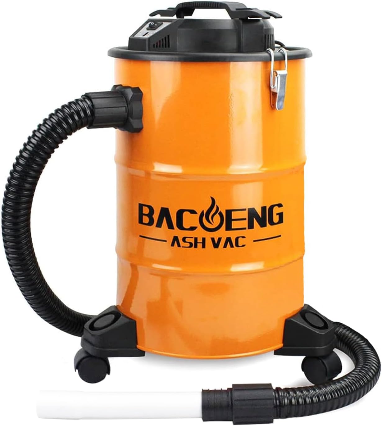 BACOENG Ash Vacuum Cleaner, 5.3 Gallon Ash Vacuum for Pellet Stoves, Wood Fireplace, Ash Vac Pellet Grill, Wood Stoves, Fire Pits