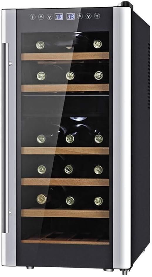 Smart Touch Screen Wine Cooler, Digital Temperature Control, Semiconductor Refrigeration, Quiet Operation for Beer, Soda, Countertop, Bar, Office