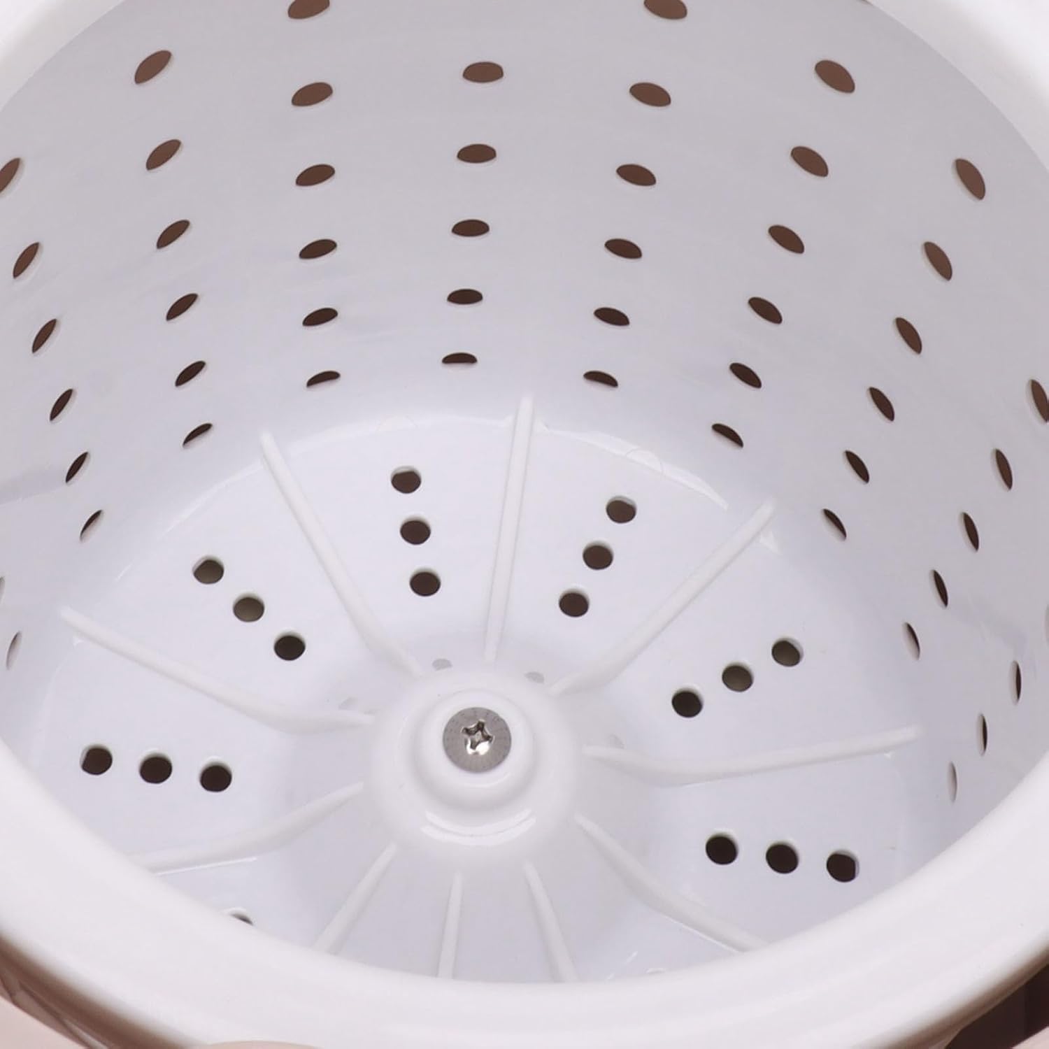 Pilipane Mini Portable Dehydrator High Capacity Electricity Hand Drawstring Clothes Dryer for Dormitory Travel Camping ABS Plastic 4100g (Apricot Color)