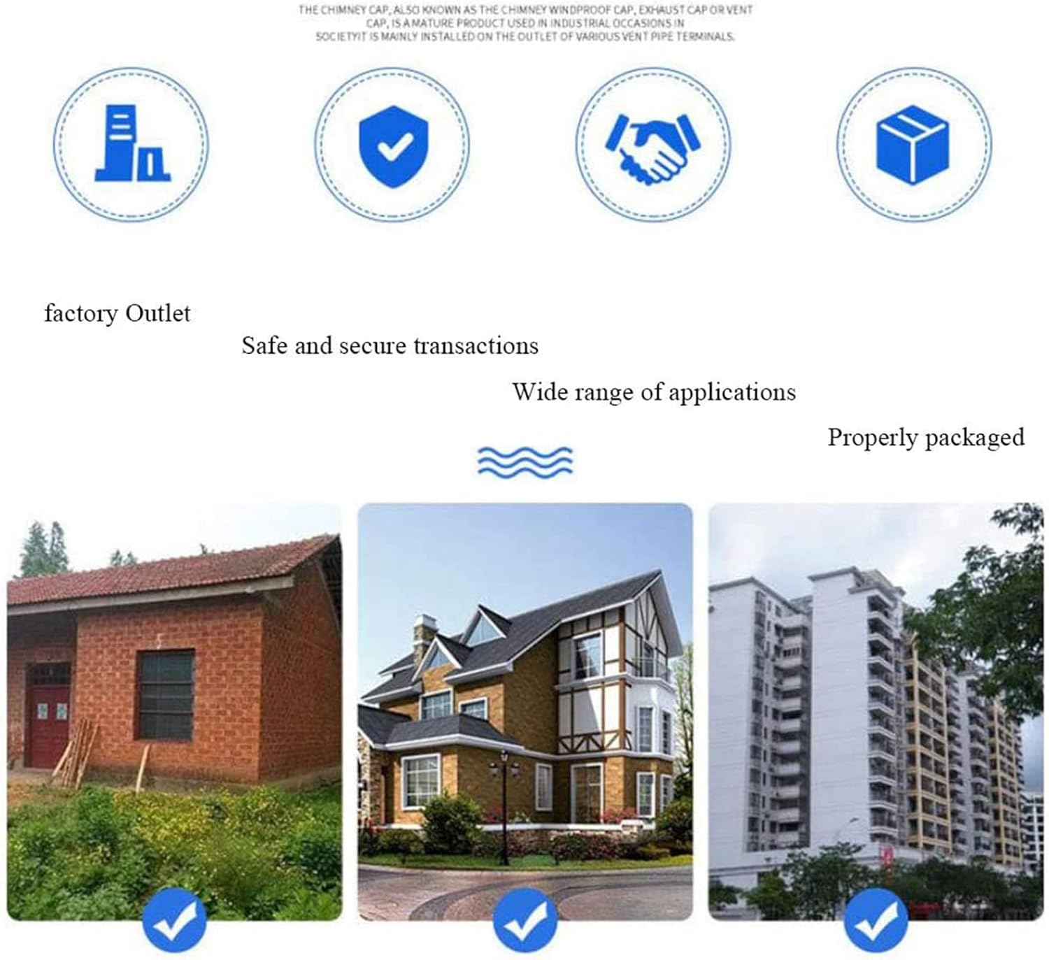 MFFIRE Vent Cowl Cap Grill Cover Soil Stack Vent Cage Rain Hat,50 * 50