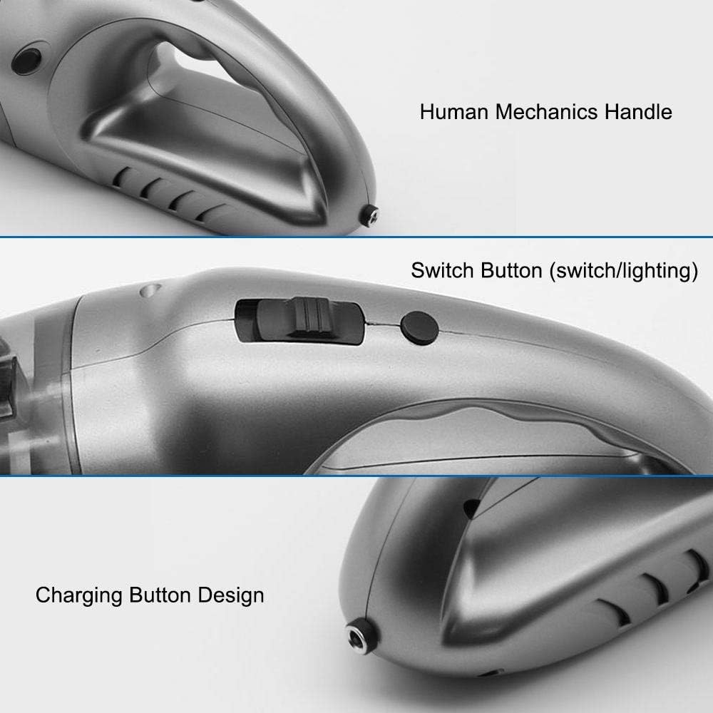 Portable Wireless Handheld Car Vacuum Cleaner Auto Home Rechargeable Wet Dry Dual Use Cordless Vacuum (Color : A) (B)