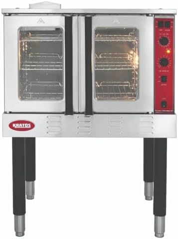 Kratos Commercial Electric Convection Oven, Full Size Free Standing Convection Oven for Restaurants, 1 Phase, 208V (29Y-056)