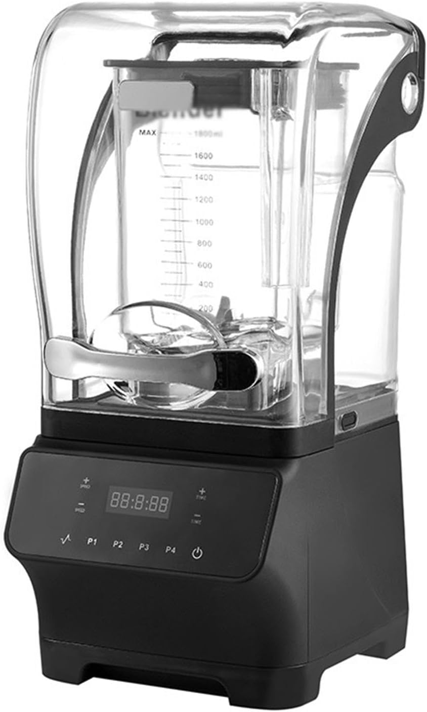Multifunctional Smoothie Machine,Blender for Kitchen,Countertop Blender with Sound Shield, Commercial Blender for Party Activities, Family Gatherings,A