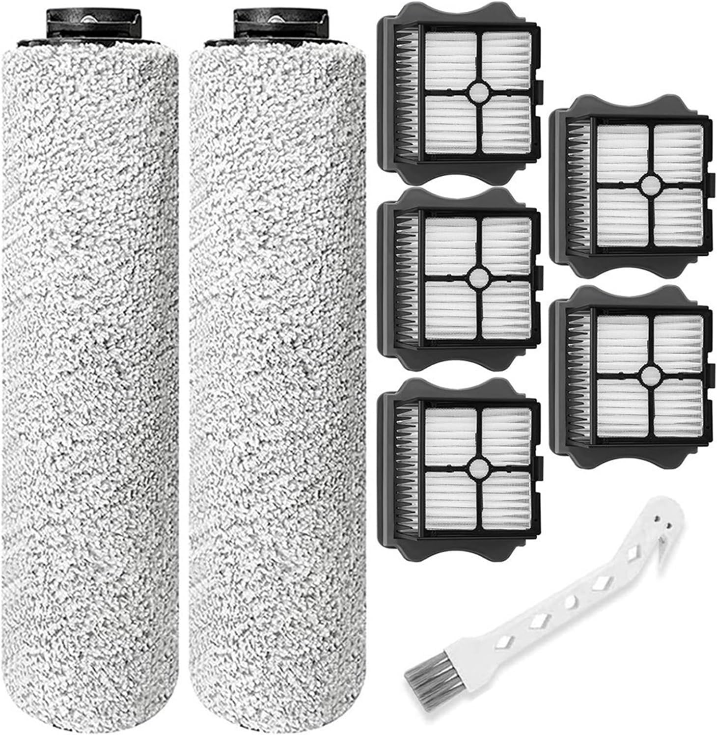 McbeAn Replacement Roller Brush HEPA Filter ，Compatible for Tineco ，Compatible for IFloor 3 ，Compatible for Floor One S3 Cordless Wet Dry Vacuum Cleaner Accessories