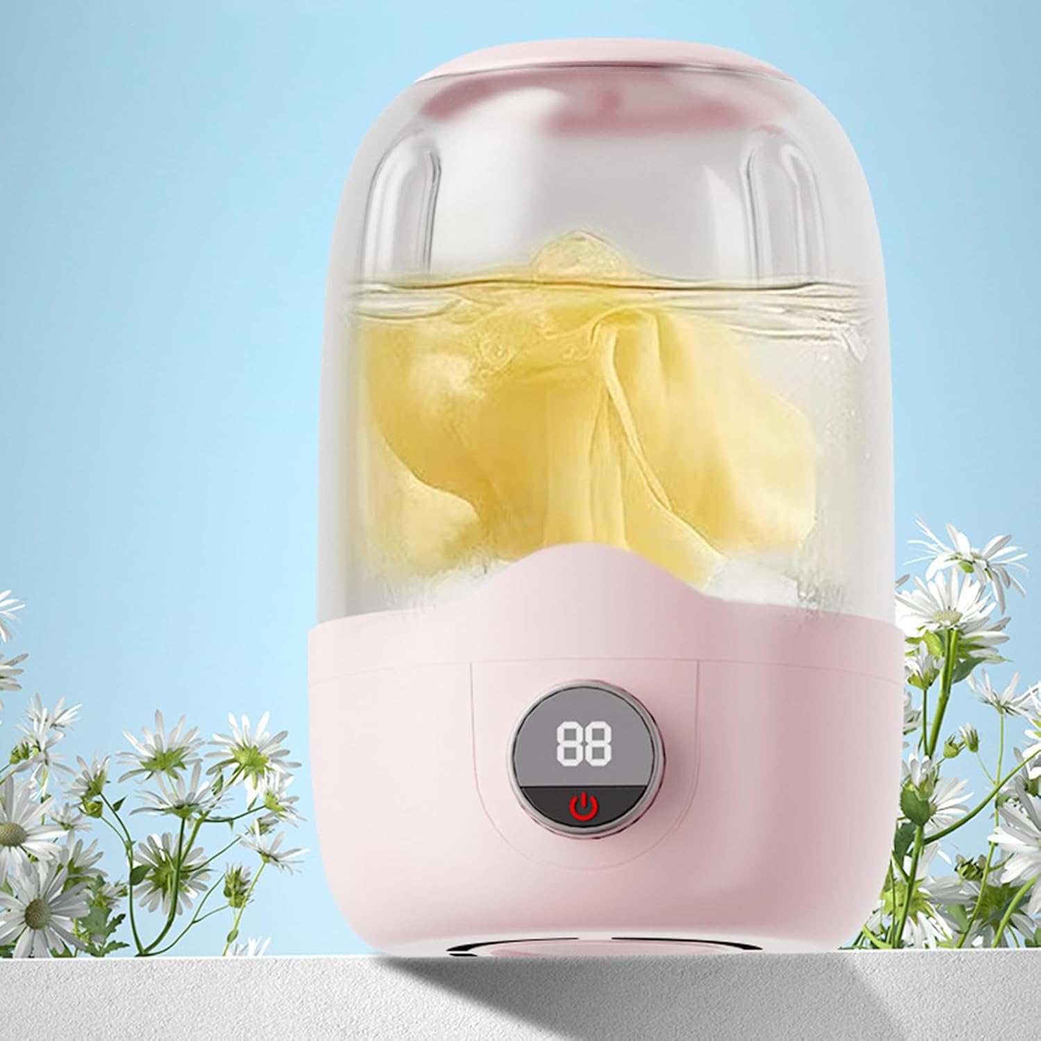 Portable Washing Machine – Rechargeable Automatic Laundry Cleaner, Small Clothes Washer Cup | Mini Underwear Washing Tool, Compact Laundry Device for Dormitories, Apartments, Camping, Travel, Tiny