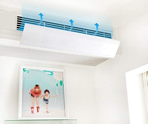 Adjustable Air Conditioner Deflector Confinement Air Deflector Outlet Air Wing Air Cooled Anti Blast Baffle Wind Direction Telescopic Windshield for Home