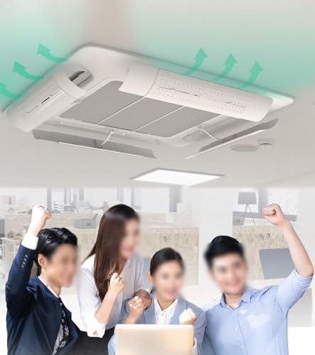 Central air Conditioning Deflector 4 pcs for Schools Offices Hotels Restaurants Hospitals Air Conditioner Adjustable Wind Deflector Baffle