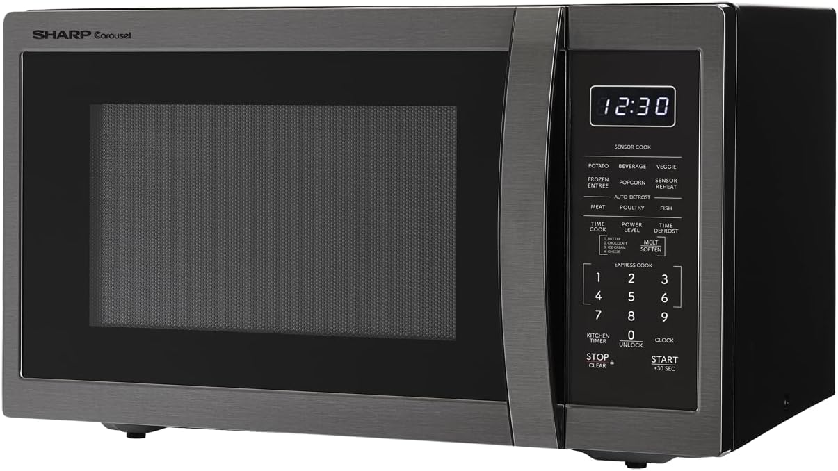 SHARP Countertop Microwave Oven with Removable 12.4