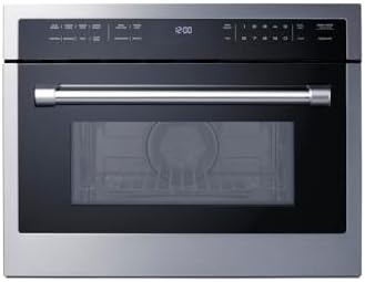 Summit 24” Wide 115V Speed Electric Oven, Built-In, Pre-Installed Cord NEMA 5-20 Plug, CMV115