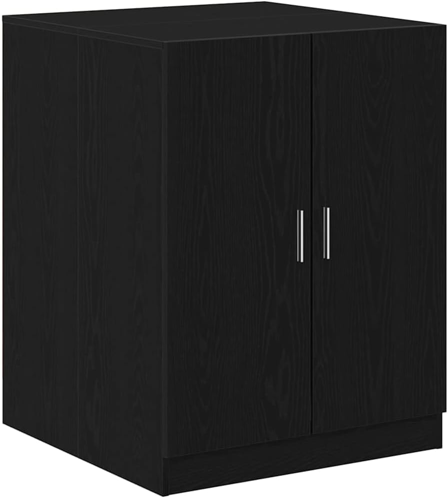 Washing Machine Cabinet Black Oak Engineered Wood,Home & Garden,Household Appliance Accessories,Laundry Appliance Accessories,Washer & Dryer Accessories