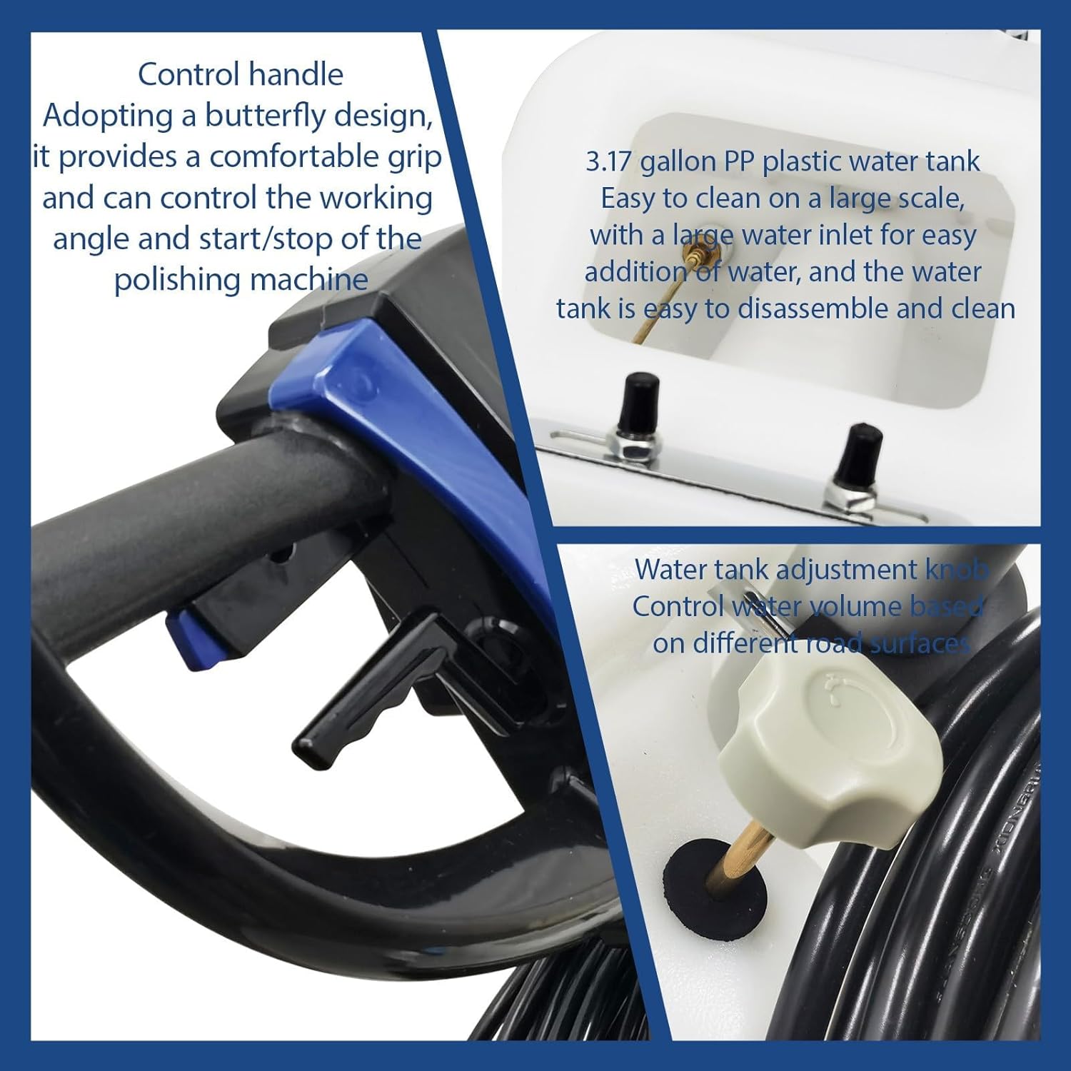 110V Floor Polishing Machine, Commercial and Industrial Floor Buffer, 18