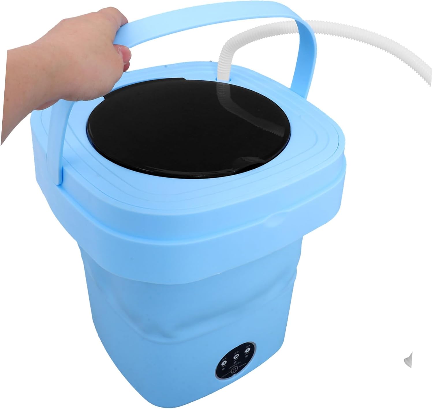 Portable Mini Washing Machine Capacity Foldable Compact Laundry Washer with Touchscreen Operation for Rv Apartment Travel Camping Automatic Electric Laundry Machine