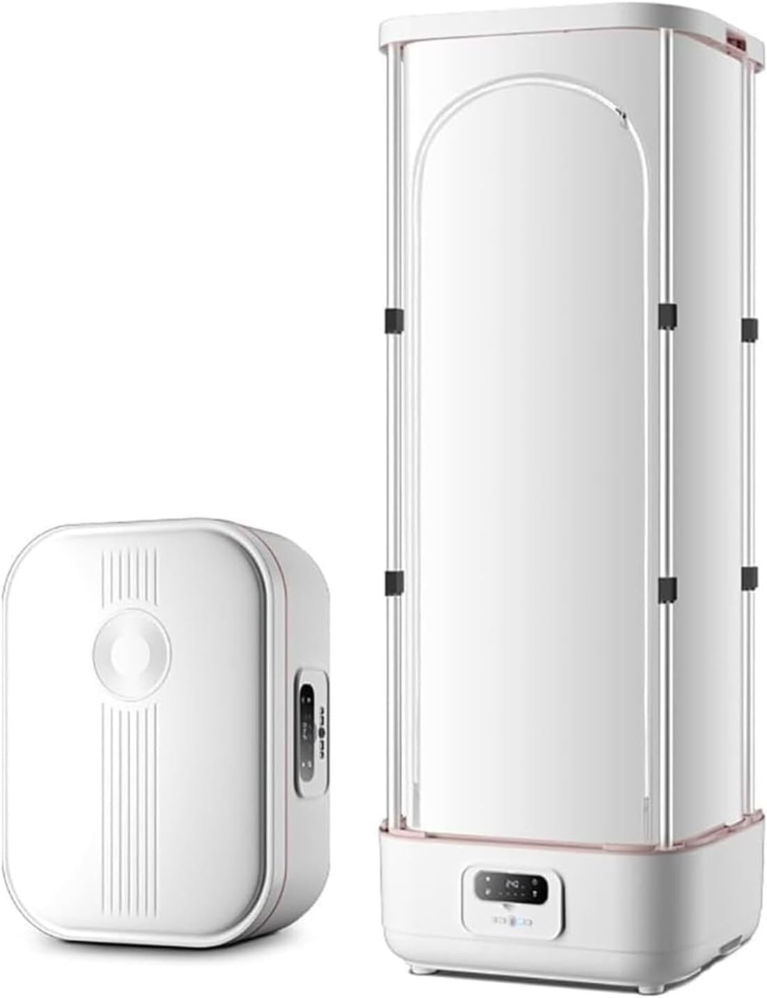 Garment Steamer, Collapsible Automatic Wireless Vertical Steam Iron with Wrinkle Removal Clip, for Clothes & Fabric, key Care