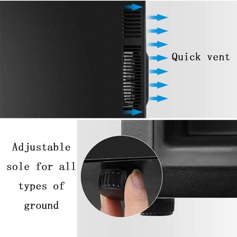 Bottle Wine Cooler/Cabinet Beverage Refrigerator Red & White Wine Cellar Adjust Temperature Beer Counter Top Bar Fridge Quiet Operation Compressor Freestanding Black