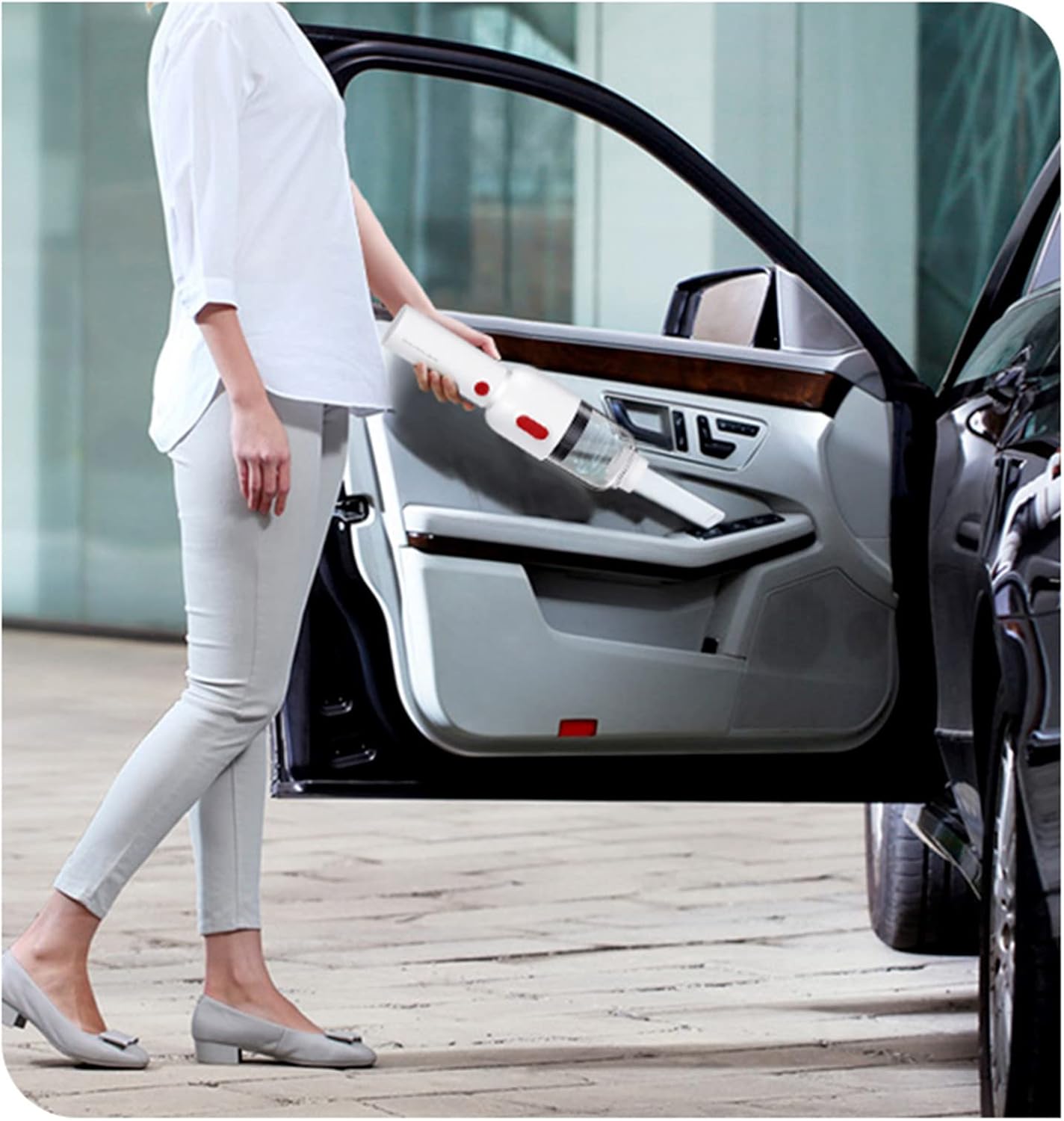 Mini Vacuum Cleaner, Small Cordless Handheld Vacuums,USB Charging Lithium Lon Busters for Keyboard,Computer,Hairs,Car Interior & Other Crevices Cleaning BRLZ-07