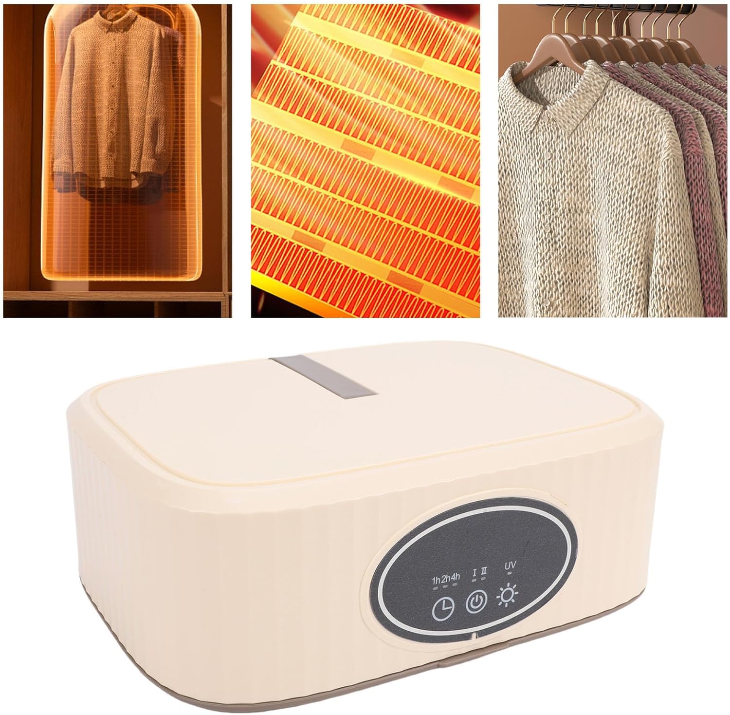 Clothes Dryer, Folding Compact Portable Laundry Drying Machine for Home Dormitory Travel Use