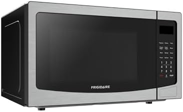 FRIGIDAIRE 1.1 Cu Ft Stainless Steel Countertop Microwave Oven, Multi Function, Programmable, 1000W, residential kitchen, Stainless