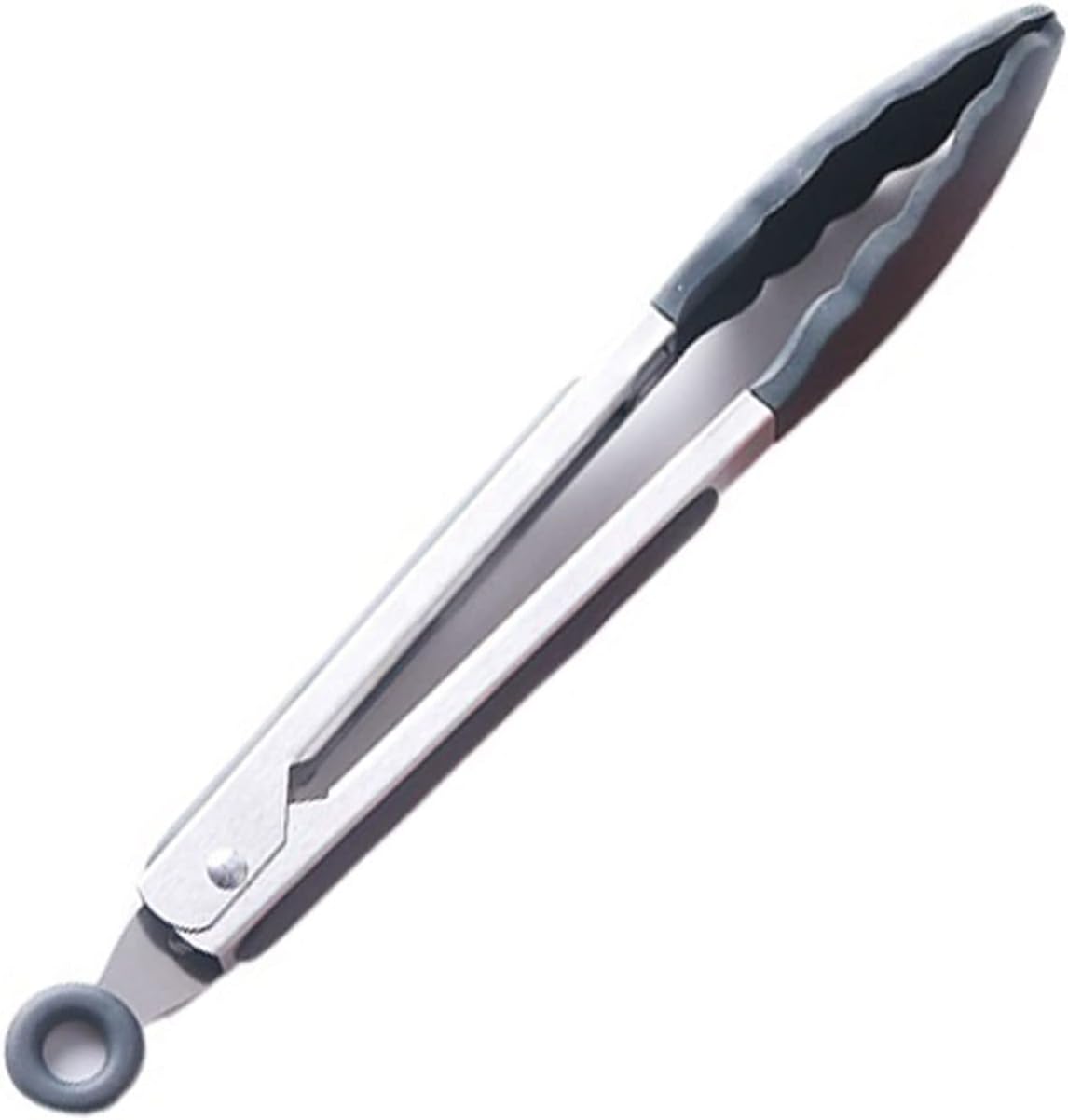 Mini Tongs Silicone Food Tong Stainless Steel Kitchen Tongs Silicone Non-Slip Cooking Clip Clamp BBQ Salad Tools Grill Kitchen Accessories Tongs