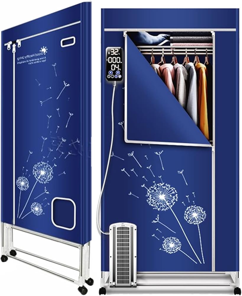 Clothes Airer 1600W 1.7 Meters Portable Electric Clothes Dryer， 3-Tier Folding Electric Laundry Drying Rack，40KG Large Capacity， Saving Heated Clothes Airer for,