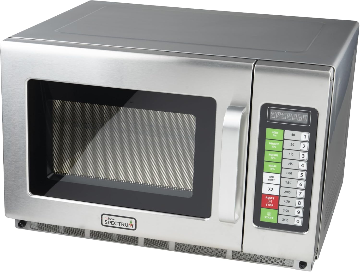 Winco Commercial-Grade Microwave with Touch Controls, 1,800 W, 1.2 Cubic Feet