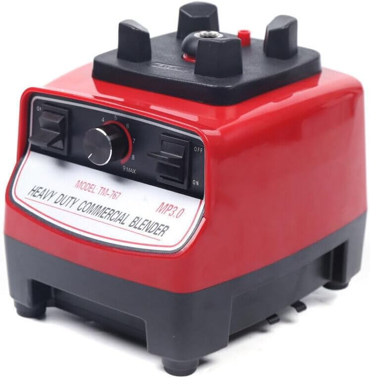 Professional Countertop Blender, 1500W High Power Commercial Blender Smoothie Maker Heavy Duty High Speed Mixer Juicer Smoothie Maker, 2HP, 2L, Red