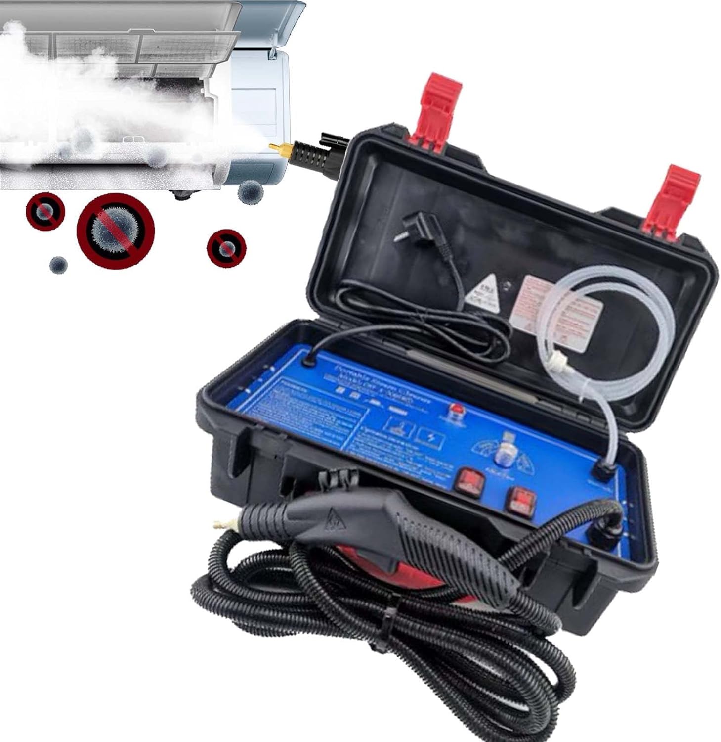 High Pressure Steam Cleaner,1700W/3000W High Temperature Portable Powerful Bathroom Cleaner (110V/220V),110V-1700W